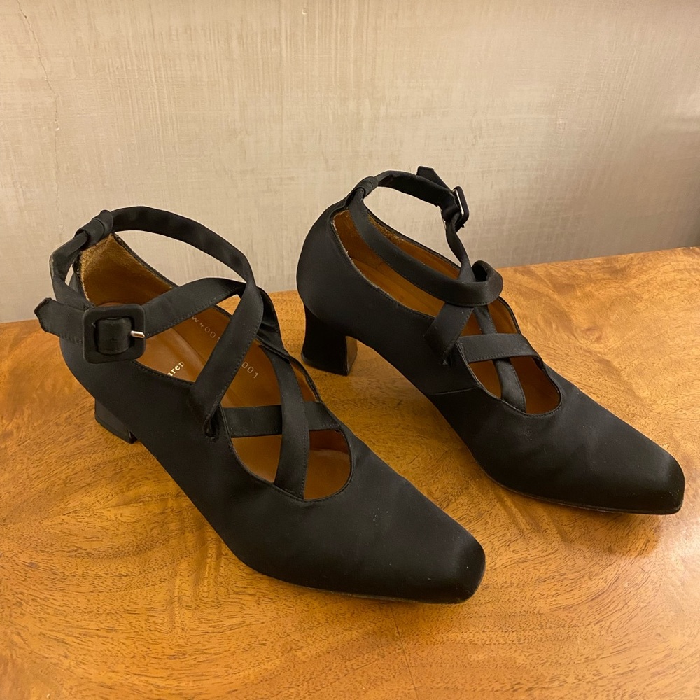 COPY - Vintage Ralph Lauren Black Satin Shoes Size 6